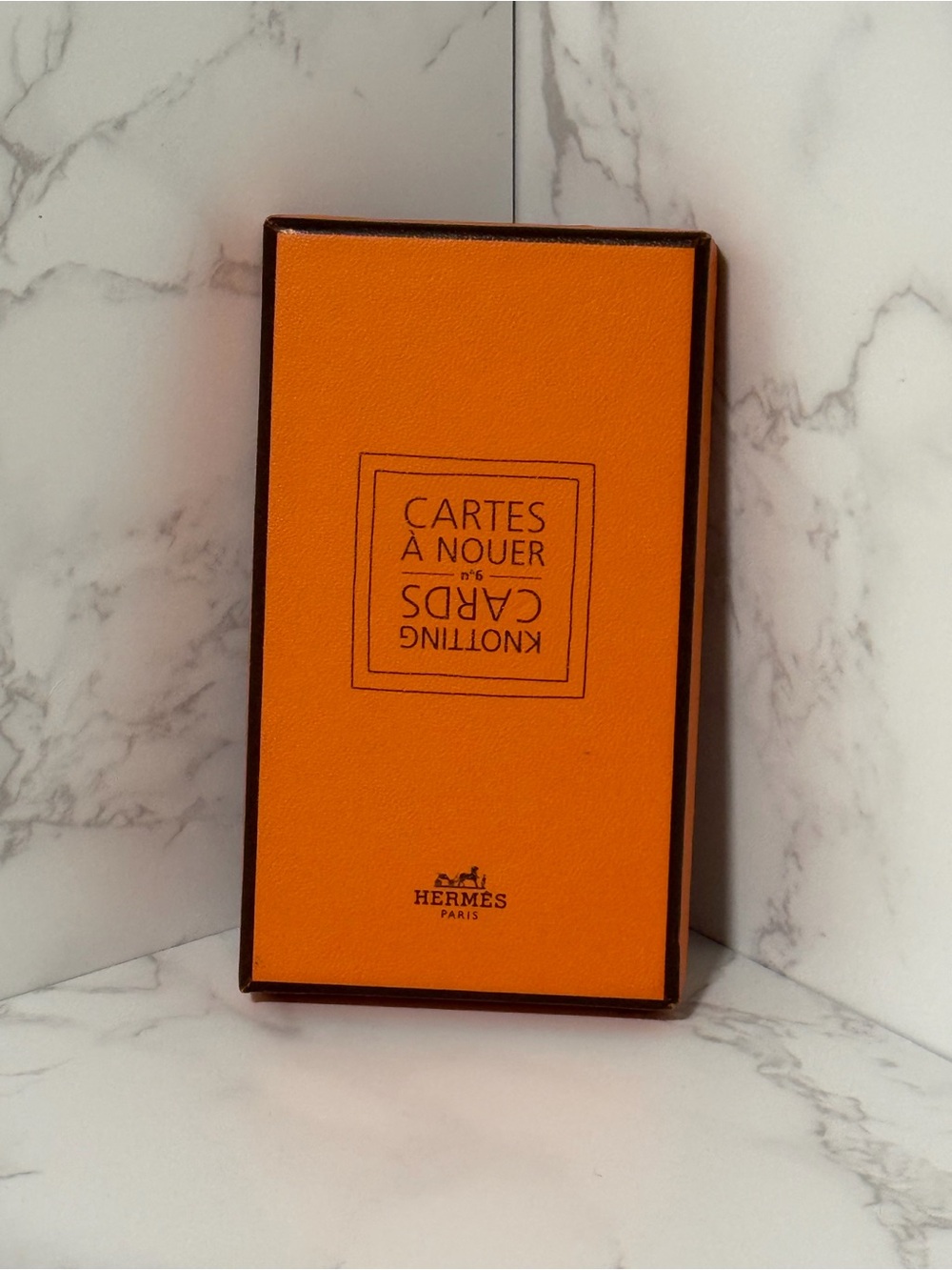 HERMES Knotting Cards Set Scarf Styling Guide with Box N°6 Paris